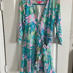 Lilly Pulitzer wrap romper